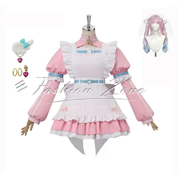 にじさんじ 風 ぷりん・らら・もーど Purin Lala Mode コスプレ衣装 ウィッグ cosplay ハロウィン 演出服 変装
