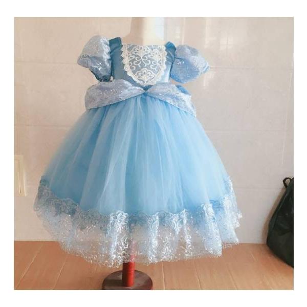 子供ドレス シンデレラ風 ワンピース女の子 コスプレ衣装cosplay ジュニア ピアノ 発表会 パーディー 演奏会 フォーマル 入園式 結婚式 ワンピース Fcekano Edu Ng