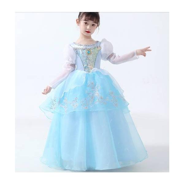 子供ドレス シンデレラ風 ワンピース女の子 コスプレ衣装cosplay ジュニア ピアノ 発表会 パーディー 演奏会 フォーマル 入園式 結婚式 ワンピース Ypt Or Id