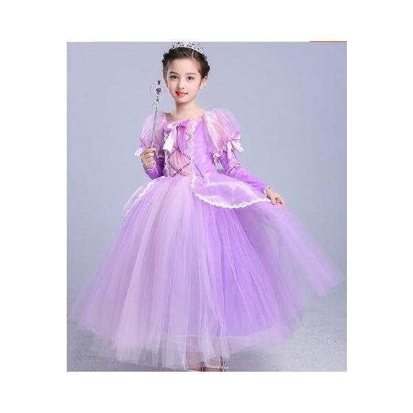子供ドレス ラプンツェル ワンピース女の子 コスプレ衣装cosplay ジュニア ピアノ 発表会 パーディー 演奏会 フォーマル 入園式 結婚式 ワンピース Fresnopianooutlet Com