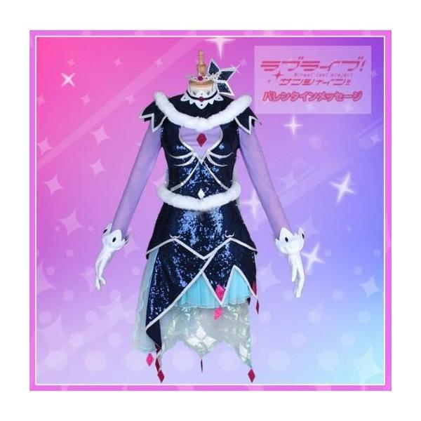The Snow ラブライブ サンシャイン Power 鹿角聖良 Awaken Mydreamのsaint Aqours キャラクター衣装 コスチューム コスプレ衣装 コスプレ衣装 アニメ 演出服 Saint Ve216 Mydream 変装 在庫有 の