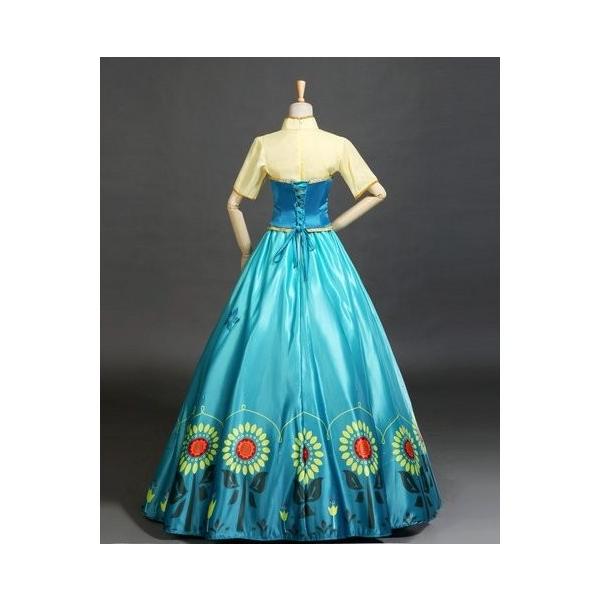 大人用 ドレス アナ雪 大きいサイズ 戴冠式 コスチューム ワンピース コスプレ プリンセスドレス 衣装 大人 ワンピース 大きいサイズ 衣装 戴冠式 コス Lサイズ Xl キャラクター Wl638a Wl638a Mydream