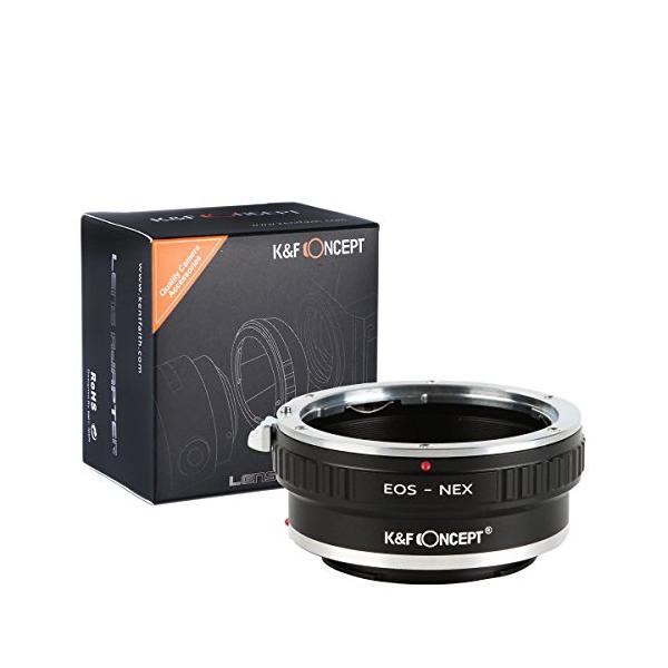 K&F Concept マウントアダプター Canon EOSレンズ-Sony NEX Eカメラ