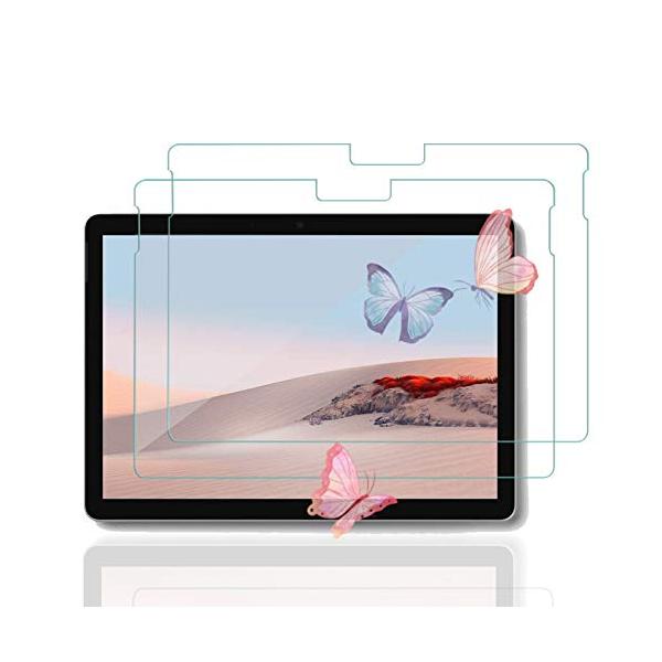 2枚入りSurface Go 2 ガラスフィルム 10.5 インチ 2020年モデルマイクロソフト Surface Go 2 保護 強化 3D タッチ