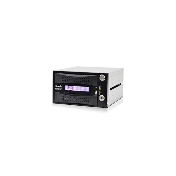 ARAID5000　内蔵タイプ RAID 装置（SATA 6G対応 ハードウェアRAID)黒プラスティックトレイ ARAID5000GP-B-P
