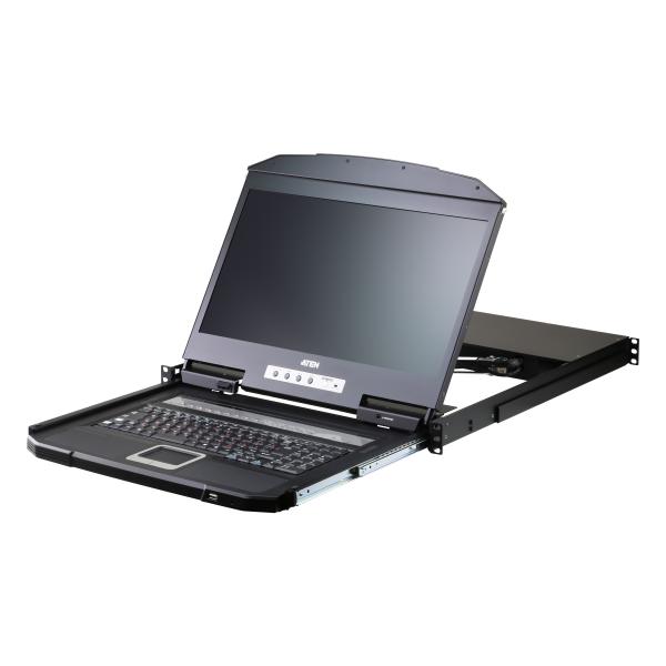 CL3116NXJJL PS/2-USB対応 16ポートVGA シングルスライド  KVMドロワー（ショートラック対応）