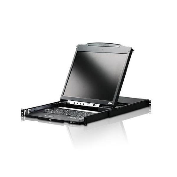 ATEN CL5800NJJL 19インチLCD一体型KVMコンソールドロワー ロングレール