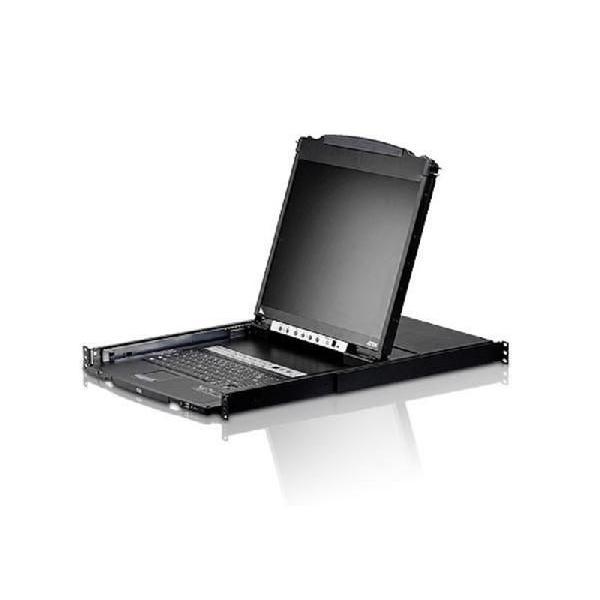 ATEN CL5816NJJL デュアルスライド対応19インチLCD一体型16ポートKVMドロワー ロングレール