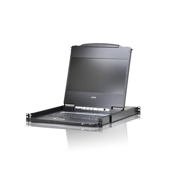 ATEN CL6700MWJJL USB DVI フルHDワイド対応LCDコンソールドロワー（USBデバイス対応）