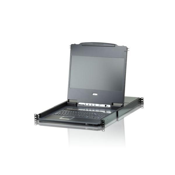 ATEN CL6708MWJJL フルHDワイド対応8ポートUSB DVI KVMドロワー