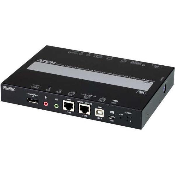CN9950 1ローカル/リモート アクセス共有 1ポート DisplayPort KVM over IP（4K対応、RS-232C対応）