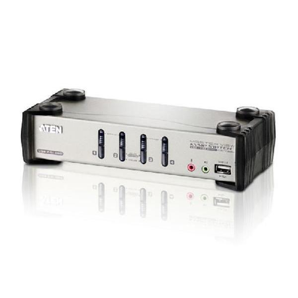 ATEN　CS1734B 4ポートデュアルインターフェース対応 USB2.0KVMPスイッチ CPU切替器 (KVMスイッチ）
