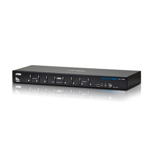 ATEN CS1788 8ポート USB DVIデュアルリンク/オーディオ KVMスイッチ
