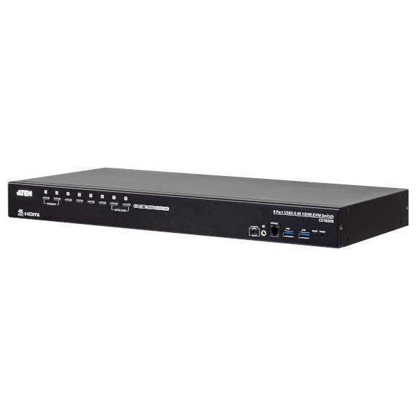 CS18208 8ポート USB・HDMI KVMスイッチ（4K、USB 3.0対応）