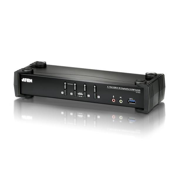 ATEN CS1924 USB 3.0ハブ搭載 DCI 4K対応 4ポートUSB DisplayPort KVMPスイッチ