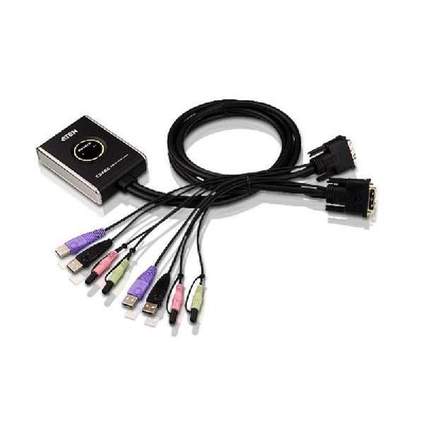 ATEN　CS682 DVI/オーディオ対応 2ポートUSB KVMPスイッチ