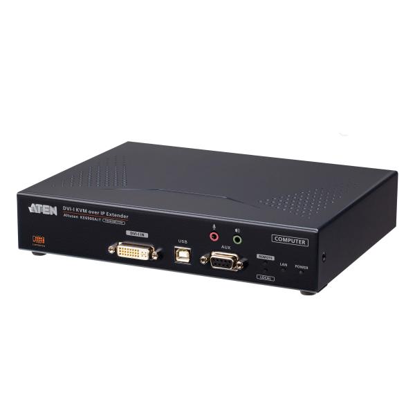 KE6900AiT DVI-Iシングルディスプレイ IP-KVMトランスミッター（インターネットアクセス、デュアル電源/LAN対応）