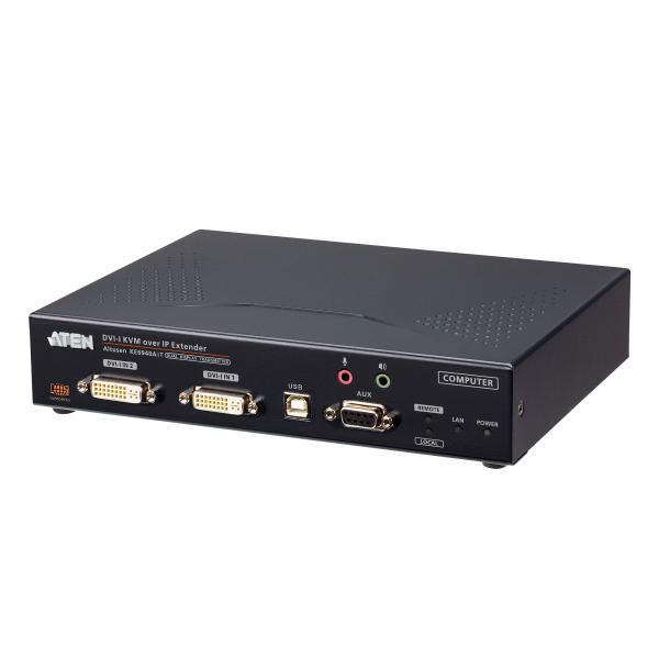 KE6940AiT DVI-Iシングルディスプレイ IP-KVMトランスミッター（インターネットアクセス、デュアル電源/LAN対応）