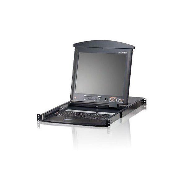 ATEN KL1508ANJJS 19インチLCD搭載8ポートカテゴリ5KVMドロワー　ショートレール