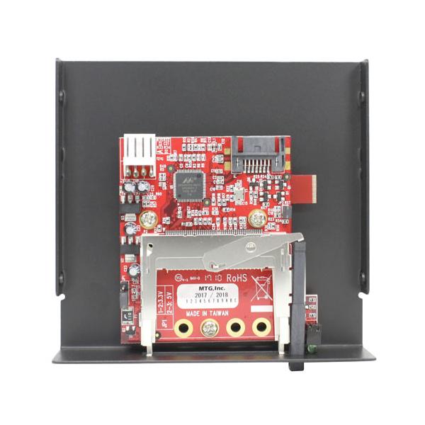MTG-6200A-b 3.5インチベイサイズフロントアクセス対応 SATA CF変換アダプター