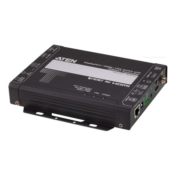VE3912T DisplayPort & HDMI & VGA HDBaseTトランスミッター（POH、4K対応）HDBaseT Class A