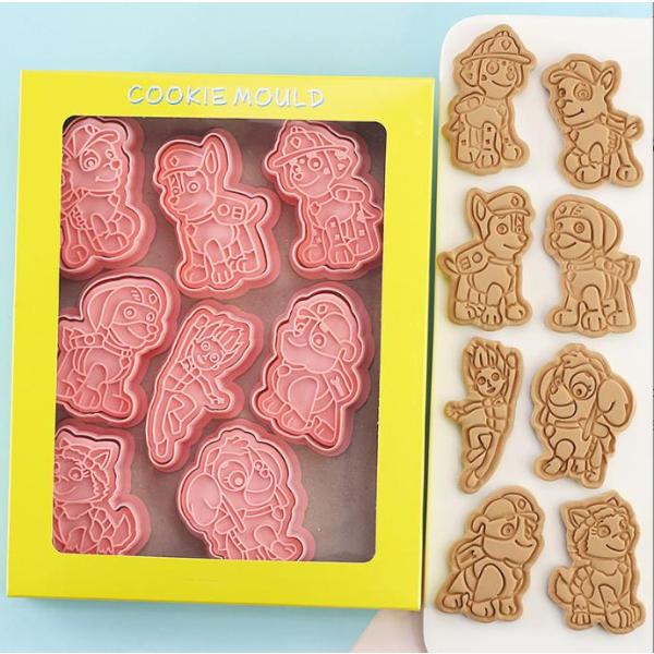 パウパトロール クッキー型 8個セット ☆海外輸入品のため、運送中発送した箱凹み、つぶれ、汚れがございます、予めご了承ください。
