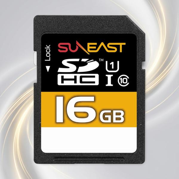 SUNEAST SDカード 16GB SDHC UHS-I カード U1 Class10 MLC / TLC SDメモリーカード フルHD動画撮影 デジタルカメラ 一眼カメラ ビデオカメラ SD 5年保証 爆買