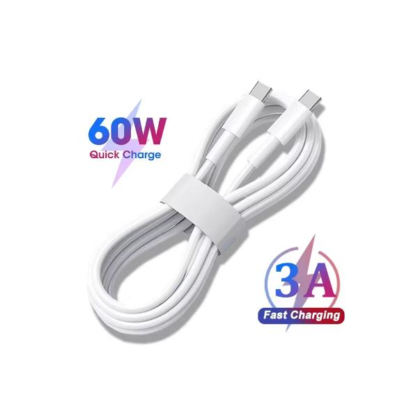 急速充電ケーブルタイプC データ転送ケーブル USB-CからタイプC  PD 3.0  60W 1m　送料無料！