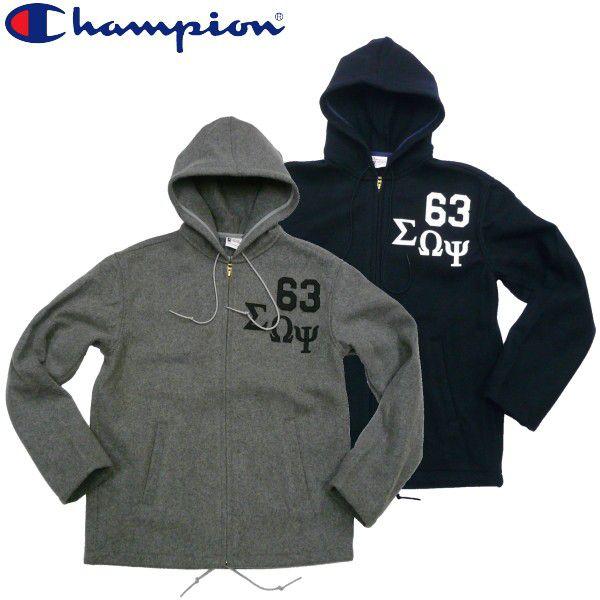 Champion（チャンピオン） メルトンフードジャケット MELTON HOODED