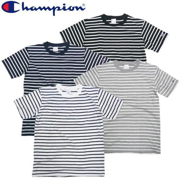 Champion チャンピオン ポケット付き ボーダーtシャツ ポケティー Champion163 Fatmoes 通販 Yahoo ショッピング