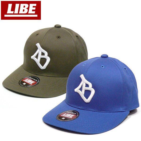 LIBE【ライブ】BB CAP ベースボールキャップ ブルー/カーキ カレッジ