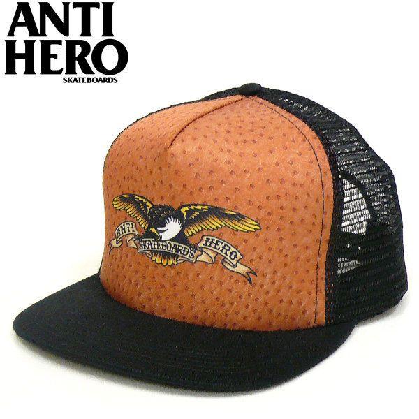 ANTI HERO SKATEBOARDS メッシュキャップ　アンチヒーロー ANTIHERO ANTIHERO（アンタイヒーロー）ロゴワッペンメッシュ