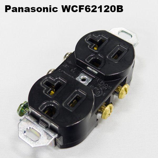 Panasonic（パナソニック） WCF62120B 輸出機器用接地2P20A125V 埋込