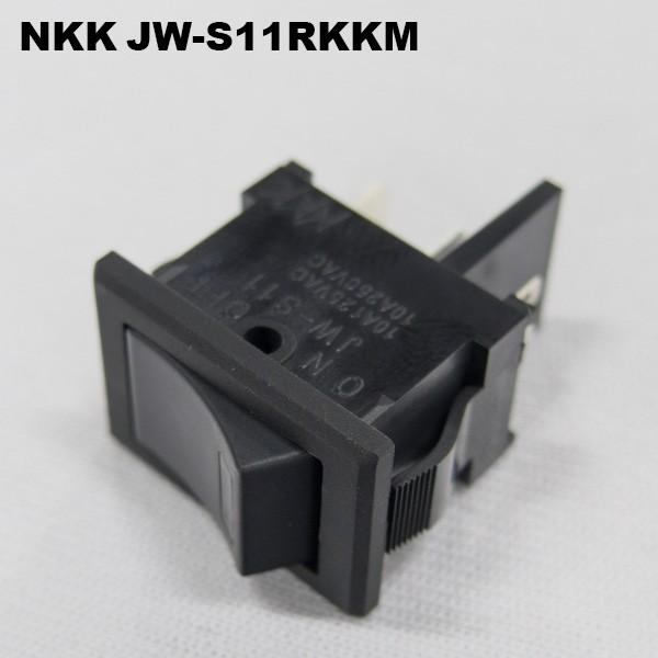 NKKスイッチズ JW-S11RKKM Sタイプ 部分照光LED緑 全モールドロッカ