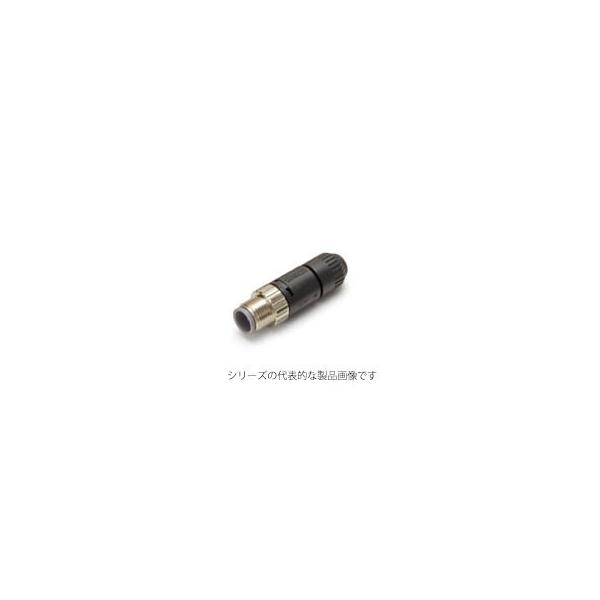 オムロン　XS2G-D423　 丸型防水コネクタ（M12）　組立式コネクタ プラグ　ストレートタイプ　DC用　ケーブル径φ4用　はんだ
