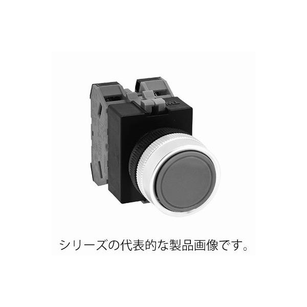 IDEC　ABW120R（赤）φ22 押ボタンスイッチ 平形 モメンタリ形　M3.5ねじ端子　接点構成2a