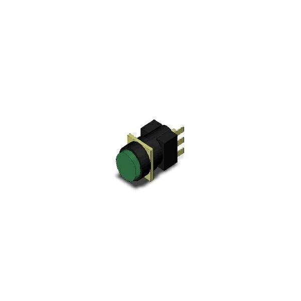 オムロン　A16-TGM-2　φ16 押ボタンスイッチ(丸胴形φ16)