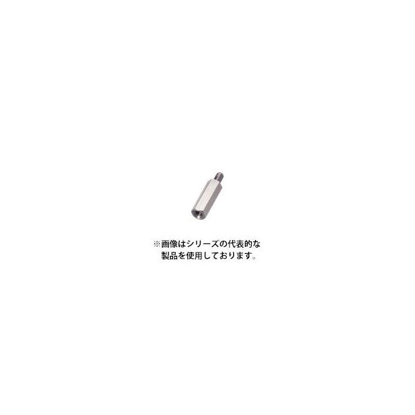 廣杉計器　BSU-415　金属六角スペンサー　M4ネジ ステンレス 長さ15ｍｍ+7ｍｍ