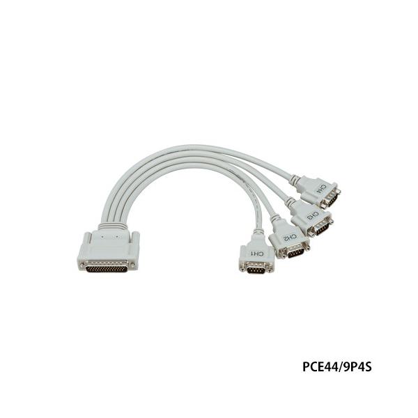 未開封新品　CONTEC D-SUB37ピンシリアルケーブル PCE37/9PS コンテック PCE37/9PS D-SUB37→9ピンx4分配用シールドケーブル(0.25m