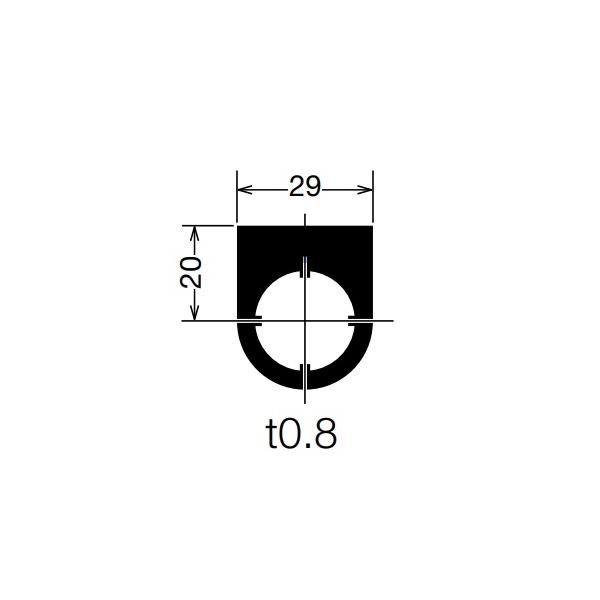 IDEC　NWA-0（無地）　φ22 コントロールユニット用銘板