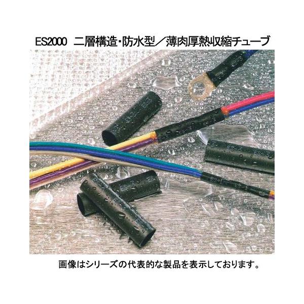 送料込 初代絶対衝激 不要機、無段階ボリューム レイケム ES2000-NO.2-B9-0-STK（カット品1.2m） 黒色 接着層