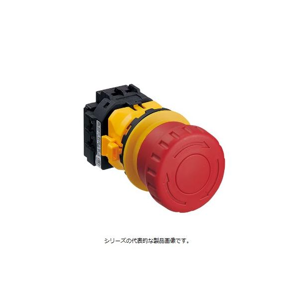 IDEC　XN1E-BV412MR　φ30 非常停止用押ボタンスイッチ　プッシュロック プルorターンリセットスイッチ　接点構成1a2b　感電防止用カバー付