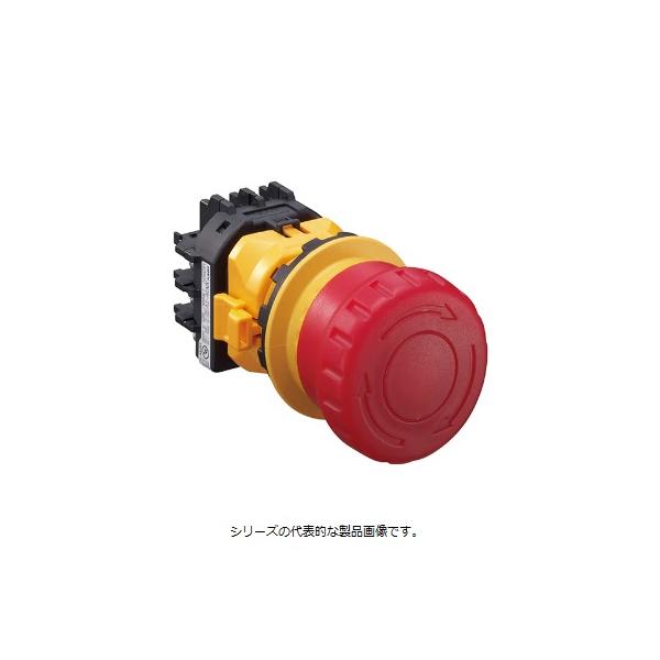 IDEC　XN1E-TV412Q4MR（赤）　φ30 非常停止用押ボタンスイッチ　照光式　大形ボタン（φ40）プッシュロックプルorターンリセット