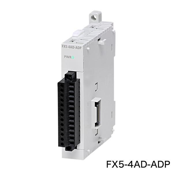 【新品】三菱電機　FX5-4AD 4点アナログ入力 三菱電機 FX5-4AD-ADP アナログ入力拡張アダプタ アナログ入力4ch : FA