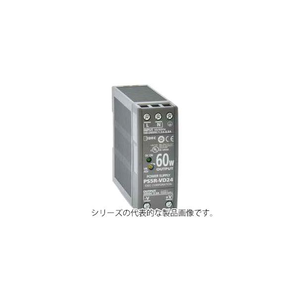 IDEC　PS5R-VD24　スイッチング電源 DINレール取付 60W出力電圧24V AC100〜240V