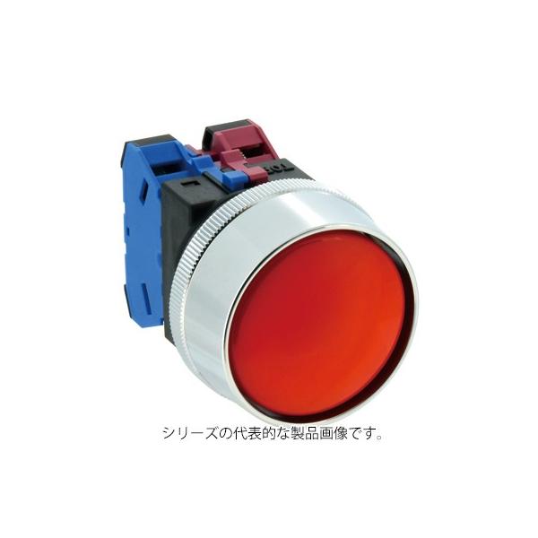IDEC　ABN3G11R（赤） φ30 押ボタンスイッチ 大形フルガード付 モメンタリ形　接点構成1a1b