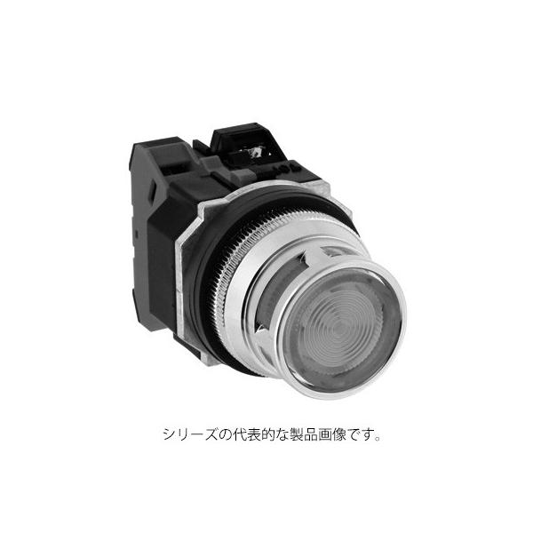 IDEC　ALFD22211DNA（アンバー） φ30 亜鉛ダイカスト製 照光押ボタンスイッチ 突形フルガード形 モメンタリ形 接点構成1a1b AC/DC24V