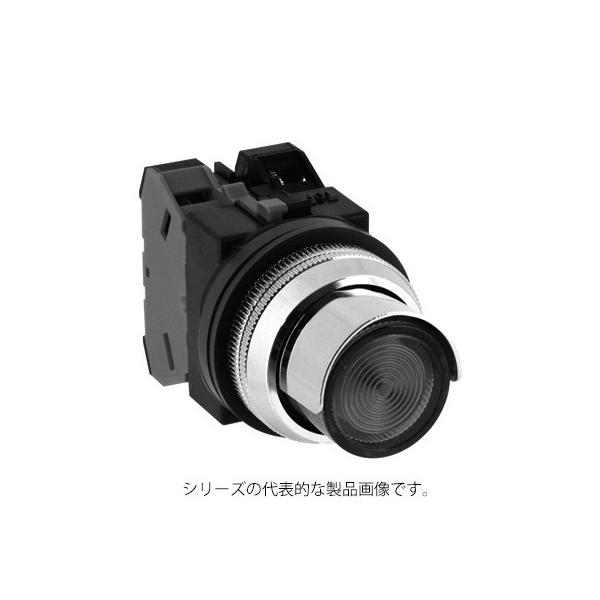 IDEC　ALGN22211DNG（緑） φ30 照光押ボタンスイッチ 突形半ガード付 モメンタリ形 AC/DC24V　接点構成1a1b