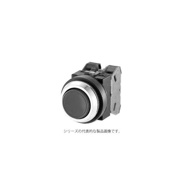 IDEC　ABN102G（緑） φ30 押ボタンスイッチ 平形 モメンタリ形　接点構成2b