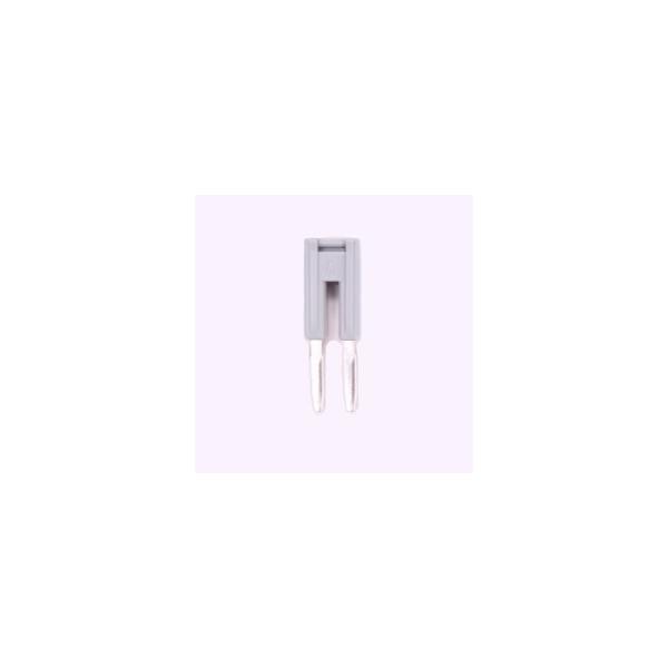 東洋技研　GBX1.5-2（灰色）2極　スプリングロック式端子台用ショートバー　P(ピッチ)3.5　A=5.7　W=1.2　ｔ＝1.6　D=17.65